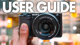 Sony ZV E10 Tutorial  Complete Beginner Guide [upl. by Jahncke]