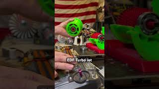 EDF Turbojet finally balancing out edf turbojet electric turbine update fyp shorts diy [upl. by Inat]