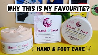 Hand amp Foot Whitening Cream Recommendation  Why is this my favorite [upl. by Ennaitak]