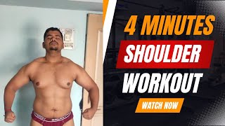 day 3 shoulder workout for beginners big best shouldershoulder shoulderday shridhargymfitness [upl. by Dumm334]