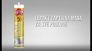 Neostik masa za zaptivanje za sve podlage [upl. by Eilatan]