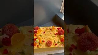 Slab cake for the win cake torontostyle cakedecorating [upl. by Laersi]