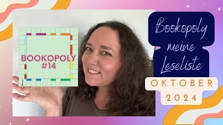 Bookopoly 14 meine Leseliste für den Oktober 2024 Himbeere liest [upl. by Mccormick]