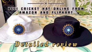 Bcci cricket hat review  cricket cap from amazon flipkart  Bcci Hat  Hat for summer [upl. by Danya270]