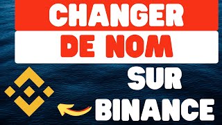 Comment changer de nom sur Binance [upl. by Tronna]