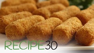 Classic Potato Croquettes  By RECIPE30com [upl. by Uol]