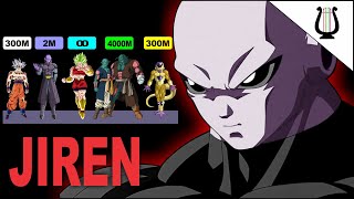 Niveles de Poder en Cifras La SAGA de Jiren  Dragon Ball Super [upl. by Airtal834]