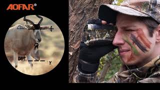 AOFAR Range Finder for Hunting Archery HX1200T 1200 Yards Shooting Wild Waterproof Coma [upl. by Adnylem972]