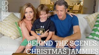 Behind the Scenes Christmas Jammies  The Holderness Family [upl. by Buyer]