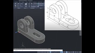 AutoCAD 3D Basics of Modeling STEP BY STEP [upl. by Yeldah]