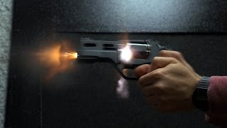 Firing the Rhino Revolver  Chiappa Firearms  38 Special [upl. by Aipotu622]