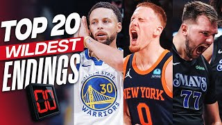 The Top 20 WILDEST Endings of the 202324 NBA Season [upl. by Airamat]