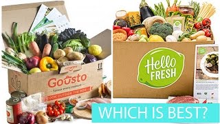 Gousto VS Hello Fresh  Recipe Box ComparisonUnboxing [upl. by Nov]