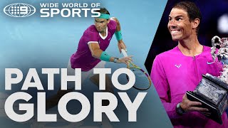 Best of Rafael Nadal’s legendary Australian Open campaign  Wide World of Sports [upl. by Heilner]