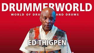 Ed Thigpen DRUM BRUSHES  1982 edthigpen brushes drummerworld [upl. by Nerta]