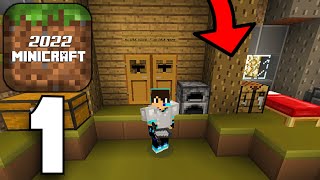 MiniCraft 2022  Survival Gameplay Walktrough part 1 [upl. by Ahcrop]