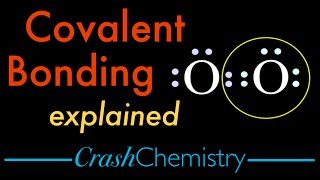 Covalent Bonding Tutorial — Covalent vs Ionic bonds explained  Crash Chemistry Academy [upl. by Alleuqram]