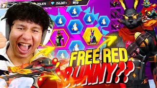 Free Fire But Late Red Bunny Bundle Opening 🤪 Tonde Gamer [upl. by Atnuahs]