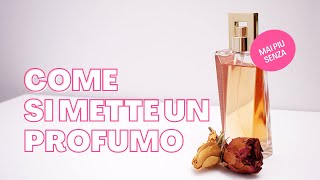 Come si mette un profumo [upl. by Lledniuq]