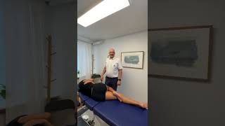 Do you have back painKiropraktorerik lowerbackpain backpain shorts chiropractor asmrsounds [upl. by Eydnarb]