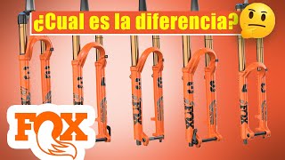 FOX 32 34 36 38 40  Cuáles son las diferencias en las suspensiones para MTB de FOX [upl. by Ocirred]