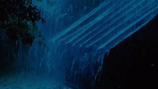 Rain Sounds for Relaxation  Gentle Rainfall on Metal Roof  Relaxation and Serenity with Rain [upl. by Shayn]