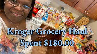 Kroger Grocery Haul  18000 groceryhaul krogergroceryhaul [upl. by Mailiw]