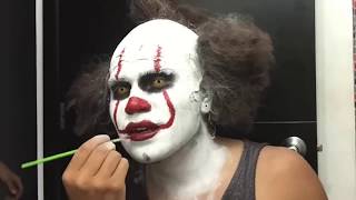 DIY IT PENNYWISE MAKEUP AND COSTUME [upl. by Huxley68]