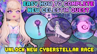 EASY How To Complete NEW Celestia Quest Unlock Cyberstellar Race Minigame Astro Renaissance Update [upl. by Eboh398]