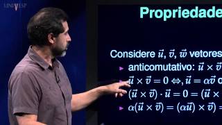 Geometria Analítica e Álgebra Linear  Aula 12  Produtos Vetorial e Misto [upl. by Fazeli]