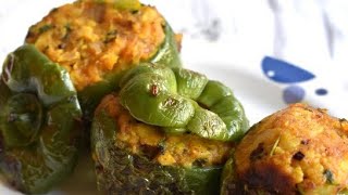 STUFFED CAPSICUM  BHARWA SHIMLA MIRCH food cooking [upl. by Esinyt]