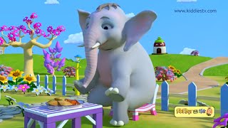 Hathi Raja Kahan Chale  हाथी राजा कहाँ चले  hindi rhyme  hindi baby songs  kiddiestv hindi [upl. by Uno]