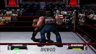 Farooq vs Bradshaw  WWF No Mercy Intercontinental Championship Match Simulation [upl. by Euqnomod148]