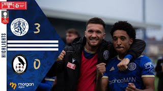 Isuzu FA Trophy Highlights Macclesfield FC 30 Coalville Town [upl. by Pember]