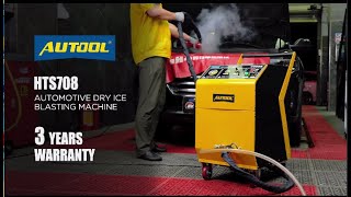 AUTOOL HTS708 Dry Ice Blasting Cleaning Machine [upl. by Rowen278]