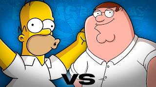 Homer Simpson vs Peter Griffin Épicas Batallas de Rap del Frikismo  Keyblade ft Zarcort [upl. by Shannon]