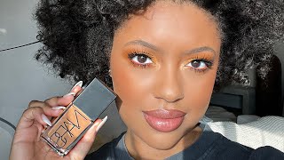 NEW NARS Light Reflecting Advanced Skincare Foundation  Demo  First Impressions [upl. by Ataga]