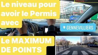 POUR AVOIR LE PERMIS IL FAUT CE NIVEAU GENNEVILLIERS 2021 [upl. by Abbate]