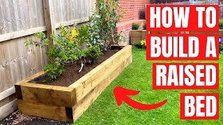 How to Build a Raised Bed in your Garden  Simple DIY [upl. by Epoillac682]