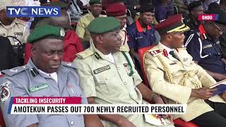 Amotekun Passes Out 700 Newly Recruited Personnel [upl. by Natrav]