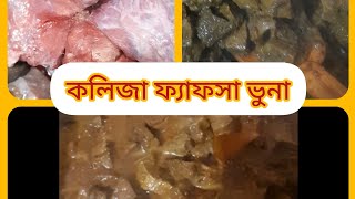 কলিজা ফ্যাফসা ভুনা রেসিপি Liver Fafsa Buna Recipe। [upl. by Arriec867]