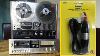 Tape Head Demagnetizer Review Before amp After Sound Test Akai Sony Cassette deck Reel 2 Reel [upl. by Trebma274]