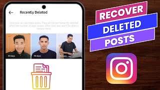 How to Recover Recently Deleted Posts on Instagram 2024  recently deleted instagram [upl. by Bess]