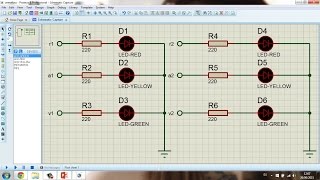 MikroC Práctica 2 programación avanzada semaforo [upl. by Natsreik698]