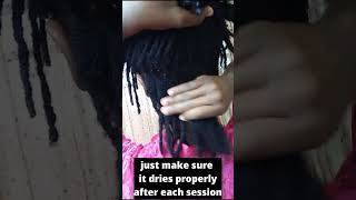 Can you wet locs  dreads everyday [upl. by Yrelle]