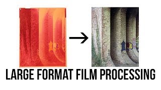 LARGE FORMAT FILM PROCESSING  C41  4x5 [upl. by Eetnuahs]