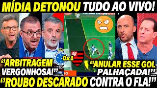 🚨😡 MÍDIA DETONOU TUDO AO VIVO ROUBO DESCARADO CONTRA O FLAMENGO DENOVO NO BRASILEIRÃO [upl. by Katherine]