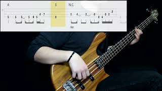 Stone Temple Pilots  Interstate Love Song Bass Cover Play Along Tabs In Video [upl. by Almire]