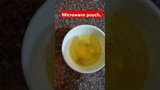 Eggrecipe microwave pouch dimpouchyoutubeshorts viralvideo viral shantimondal [upl. by Shela]