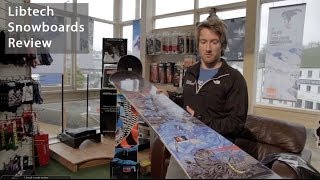 Lib Tech Snowboards Review inc Travis Rice Pro Skate Banana and TRS C2BTX boards [upl. by Cooperman]